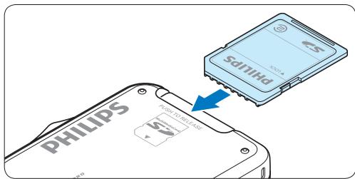 PHILIPS LFH9120 - Inserire ed espellere la schedules di memoria - 1