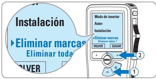 PHILIPS LFH9120 - Eliminar todas las marcas de indices - 2