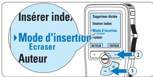 PHILIPS LFH9120 - Compléter un enregistrement (insérer/écraser) - 2