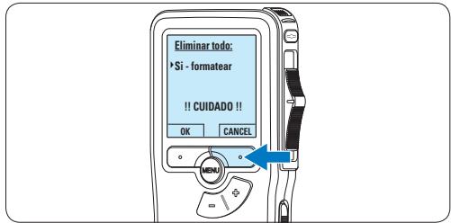 PHILIPS LFH9120 - Formatear una tarjeta de memoria - 4