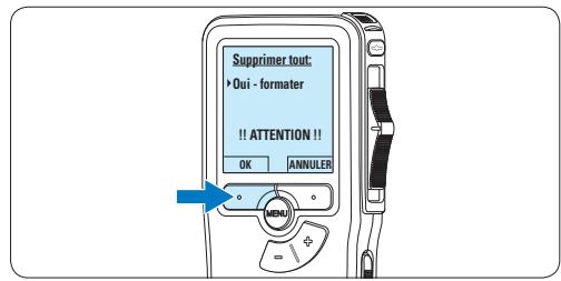 PHILIPS LFH9120 - Formater une nouvelle carte mémoire - 1