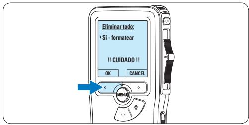 PHILIPS LFH9120 - Formatear una tarjeta de memoria - 2