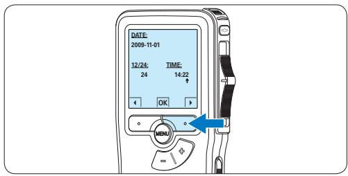 PHILIPS LFH9120 - Programmer la date et l'heure - 4