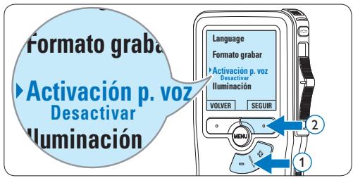 PHILIPS LFH9120 - Utilizar la grabación con activación por voz - 3