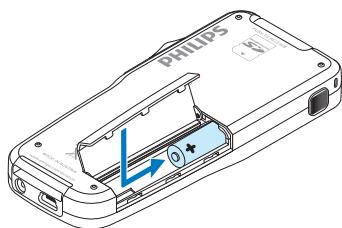PHILIPS LFH9120 - Install the batteries - 2