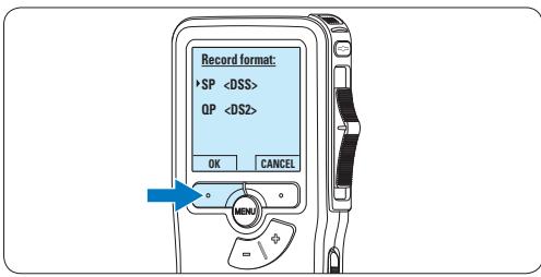 PHILIPS LFH9120 - Change the recording format - 5