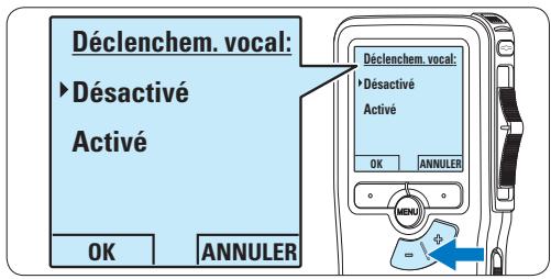 PHILIPS LFH9120 - Utiliser le déclenchement vocal de l'enregistrement - 4