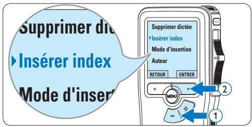 PHILIPS LFH9120 - Inséorer un index - 2