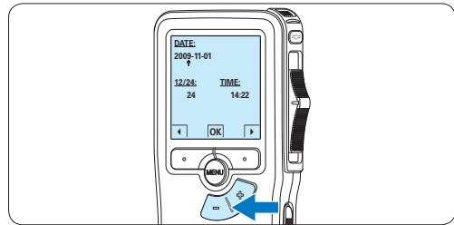 PHILIPS LFH9120 - Ajuste de fecha y hora - 1