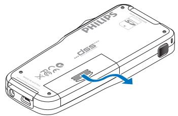 PHILIPS LFH9375 - Install the batteries - 1