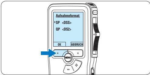 PHILIPS LFH9375 - Ändern des Aufnahmeformats - 5