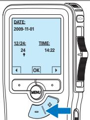 PHILIPS LFH9375 - Set the date and time - 3