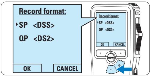 PHILIPS LFH9375 - Change the recording format - 4