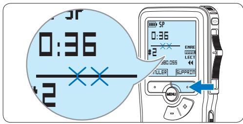 PHILIPS LFH9375 - Supprimer une dictée - 9