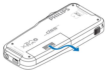 PHILIPS LFH9375 - Colocar las bacterias o pilas - 1