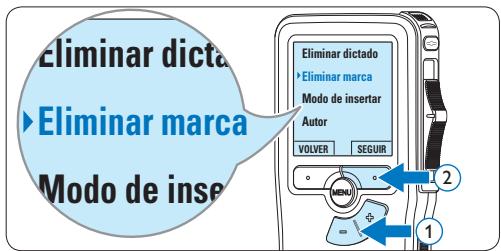 PHILIPS LFH9375 - Eliminar una marca de indices - 2