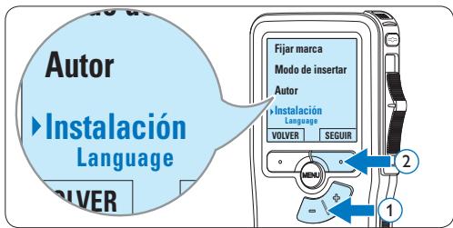 PHILIPS LFH9375 - Ajustar la sensibilitad del microfono - 2