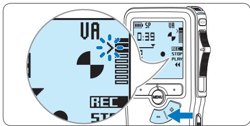 PHILIPS LFH9375 - Usare la registrazione ad attivazione vocale (VOR) - 7