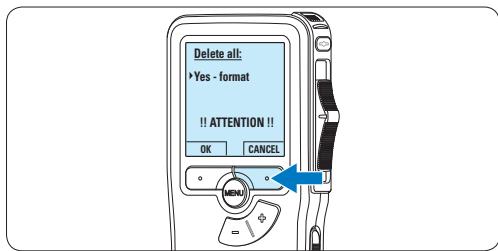 PHILIPS LFH9375 - Format a new memory card - 2