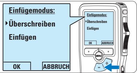 PHILIPS LFH9398 - Ergänzungen in ein Diktat eingufen - 3