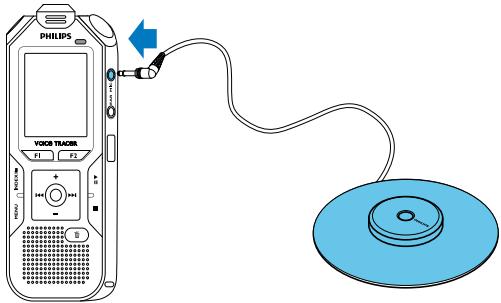 PHILIPS DVT 8000 - Utiliser le microphone de réunion - 2