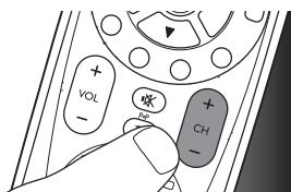 PHILIPS SRP5002/10 - Example: setting up the universal remote control to operate your TV: - 5