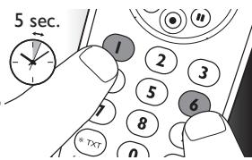 PHILIPS SRP5002/10 - Resetting a key to its original function - 1