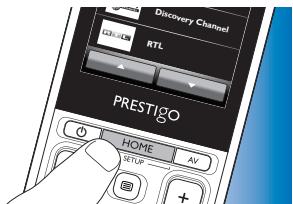 PHILIPS PRESTIGO SRT9320 - Reconfiguration des touches - 1