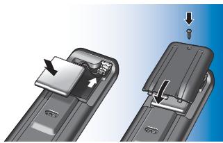 PHILIPS PRESTIGO SRT9320 - Pour remplacer la batterie : - 3