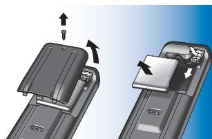 PHILIPS PRESTIGO SRT9320 - Pour remplacer la batterie : - 2