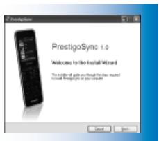 PHILIPS PRESTIGO SRT9320 - Installation du logiciel philips prestigosync - 1