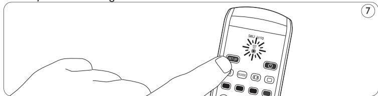 PHILIPS SRU5110 - Deafstandsbediening instellen - 5