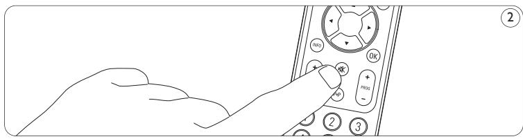 PHILIPS SRU5110 - Fernbedienung testen - 1