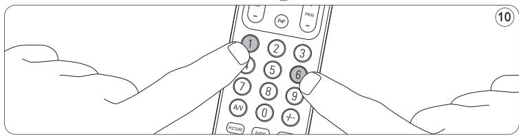 PHILIPS SRU5110 - Restauration des fonctions initiales de votre télécommande - 1