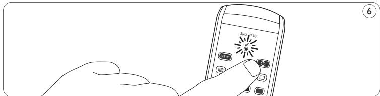 PHILIPS SRU5110 - Fernbediedung einstellen - 4