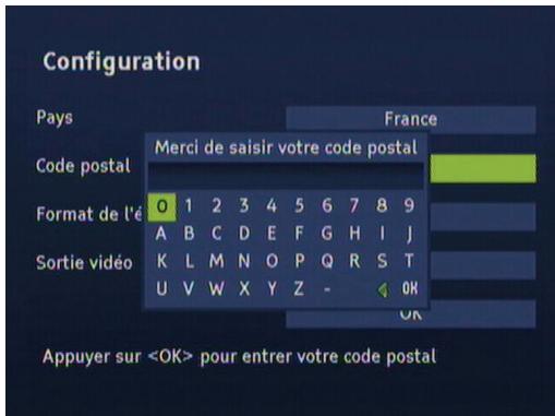 PHILIPS DTR230 - Entrée du code postal - 1