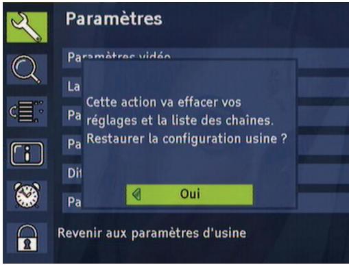 PHILIPS DTR230 - Rétablir les réglages d'usine - 1