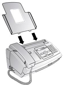 PHILIPS MAGIC 5 PRIMO ECO - Mettre en place le plateau à papier - 1