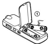 SONY ICD-PX333 - Mettez sous tension. - 1
