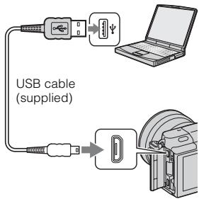 SONY NEX-6 - Connecting the camera to the computer - 1