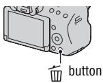 SONY A37 - Deleting the image that is currently displayed - 1