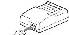 SONY A37 - Connect the battery charger to the wall outlet (wall socket). - 2