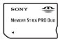 SONY ALPHA 58 - Poznámky o kartě „Memory Stick“ používané s fotoparátem - 1