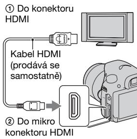 SONY ALPHA 58 - Prohlízení snímkú na obrazovce televizoru - 1