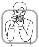 SONY SLT-A57 - Stabilizzare la parte superiore del corpo e assumere una posizione che eviti il movimento della fotocamera. - 1