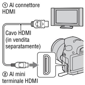 SONY SLT-A57 - Visualizzazione delle immagini su uno schermo tevisivo - 1