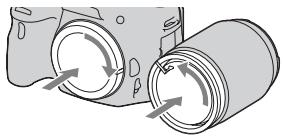 SONY SLT-A57 - Per rimuovere I'obiettivo - 2
