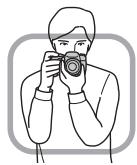 SONY SLT-A57 - Stabilisez la partie haute de votre corps et adoptez une position qui empêche l'appareil de bouger. - 1