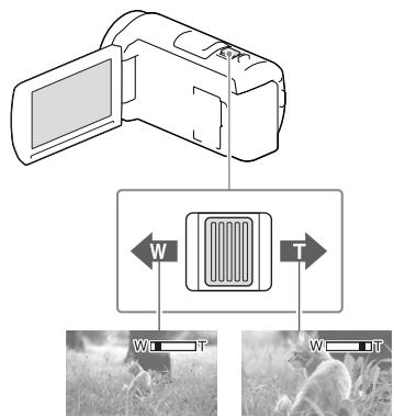 SONY HDR-CX410 V - MetakivnoTe to moxlo couu yia va meyetheta vete n va meiwote to meyethetaoc tnc ekovac. - 1