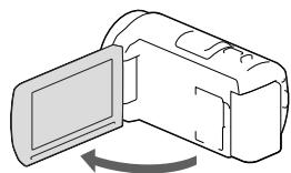 SONY HDR-CX410VE - Włęczanie zasilania iustawianie daty i godziny - 1